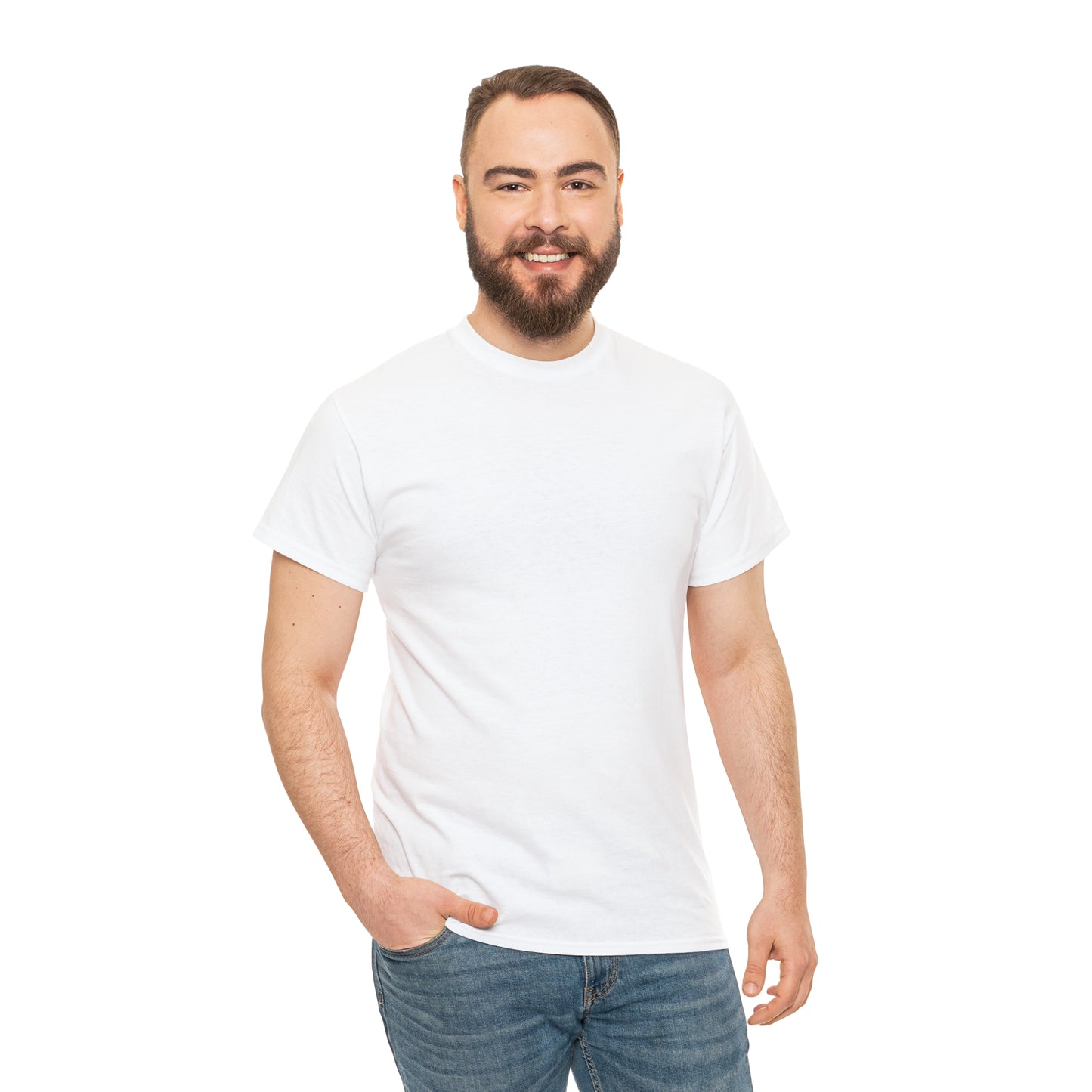 Simple Ghost Unisex Heavy Cotton Tee