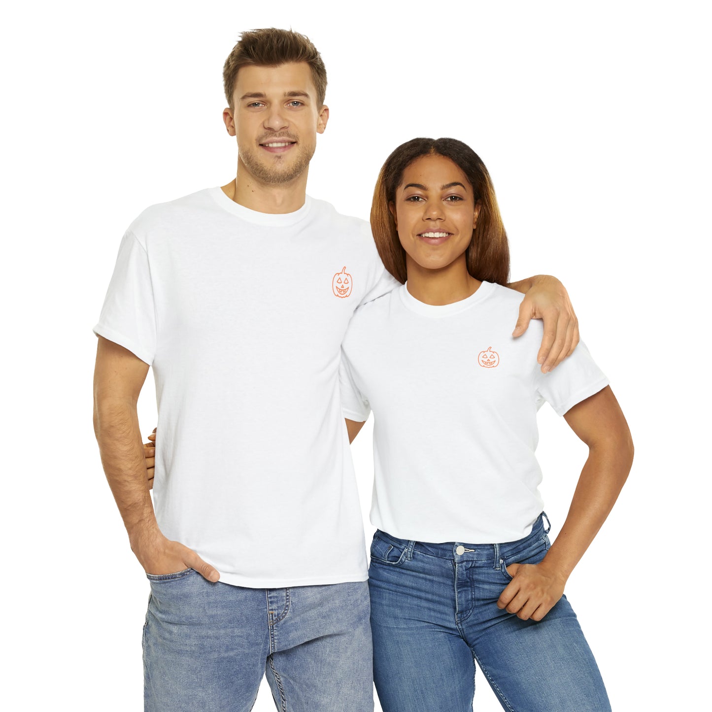 Pumpkin Unisex Heavy Cotton Tee