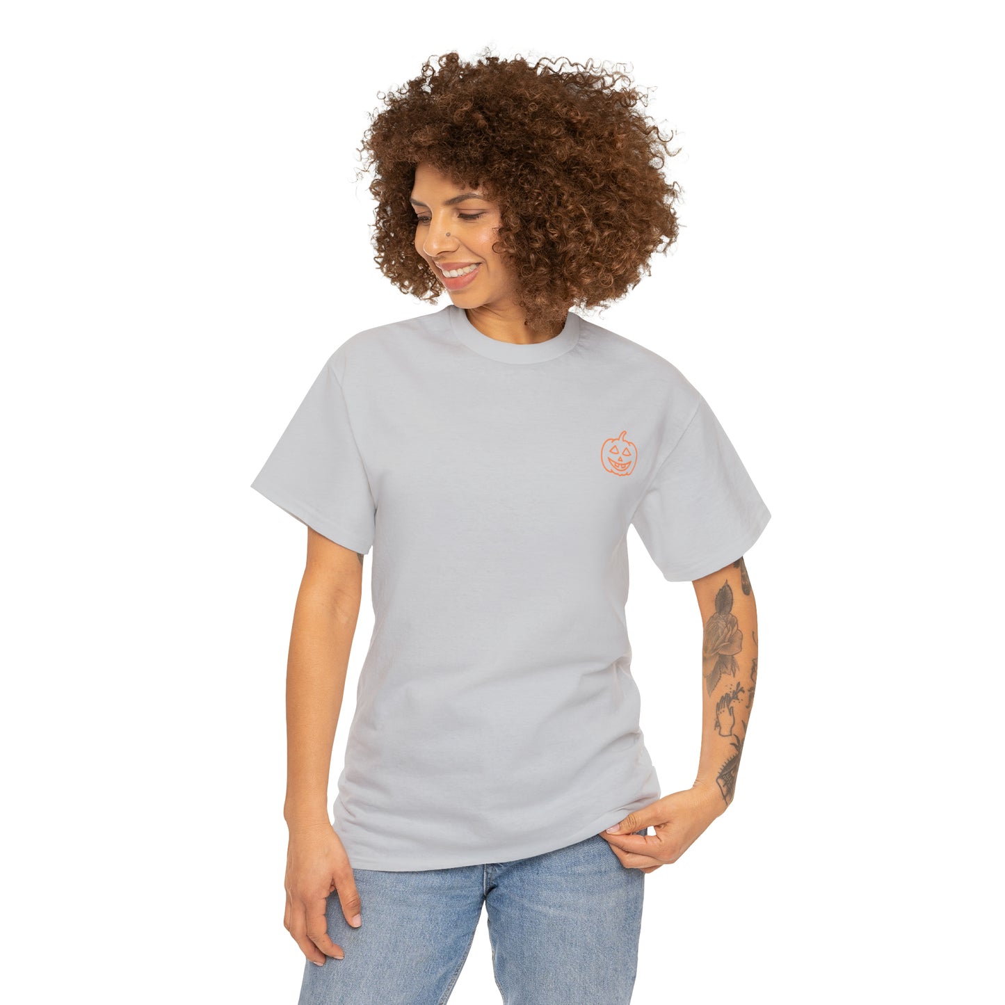 Pumpkin Unisex Heavy Cotton Tee
