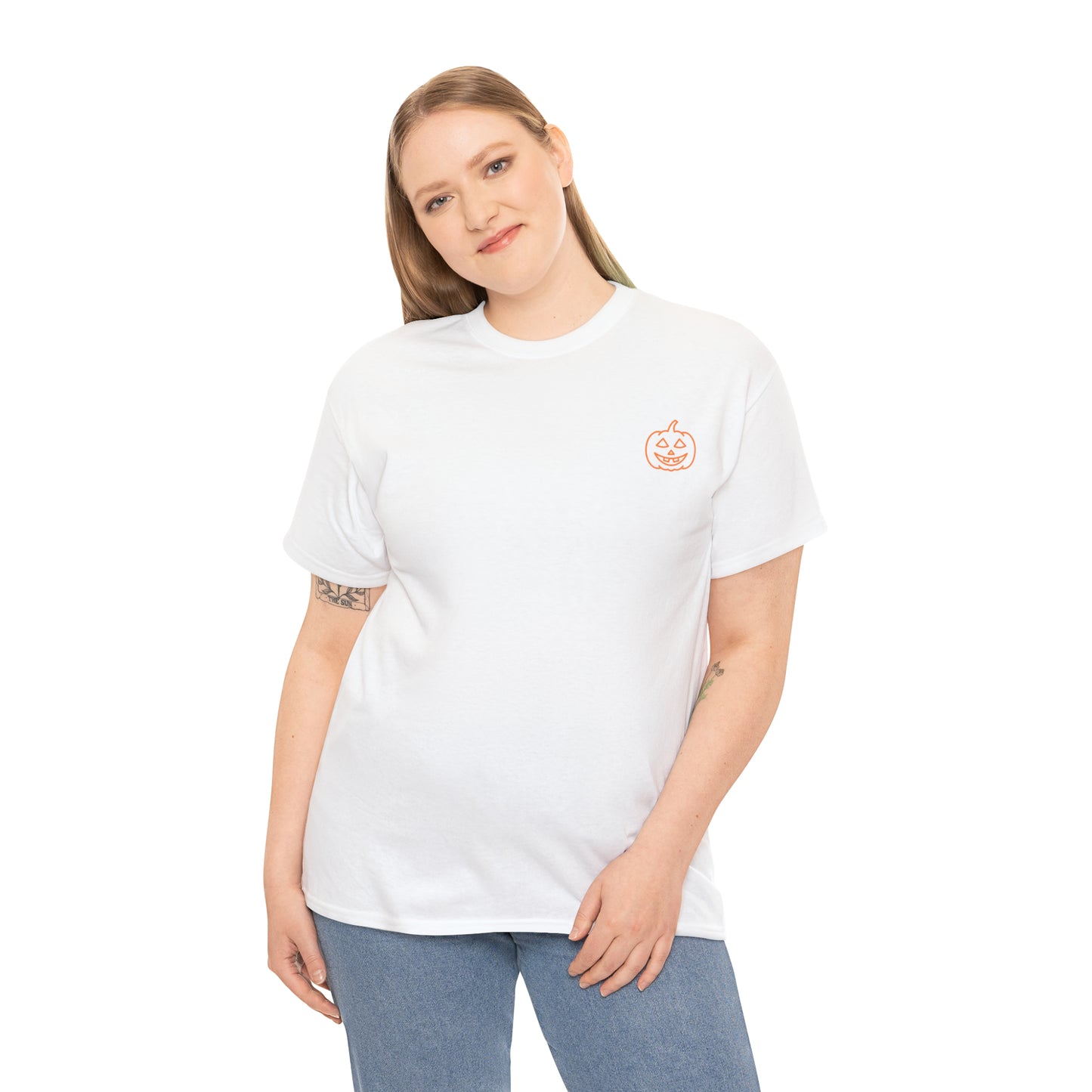Pumpkin Unisex Heavy Cotton Tee