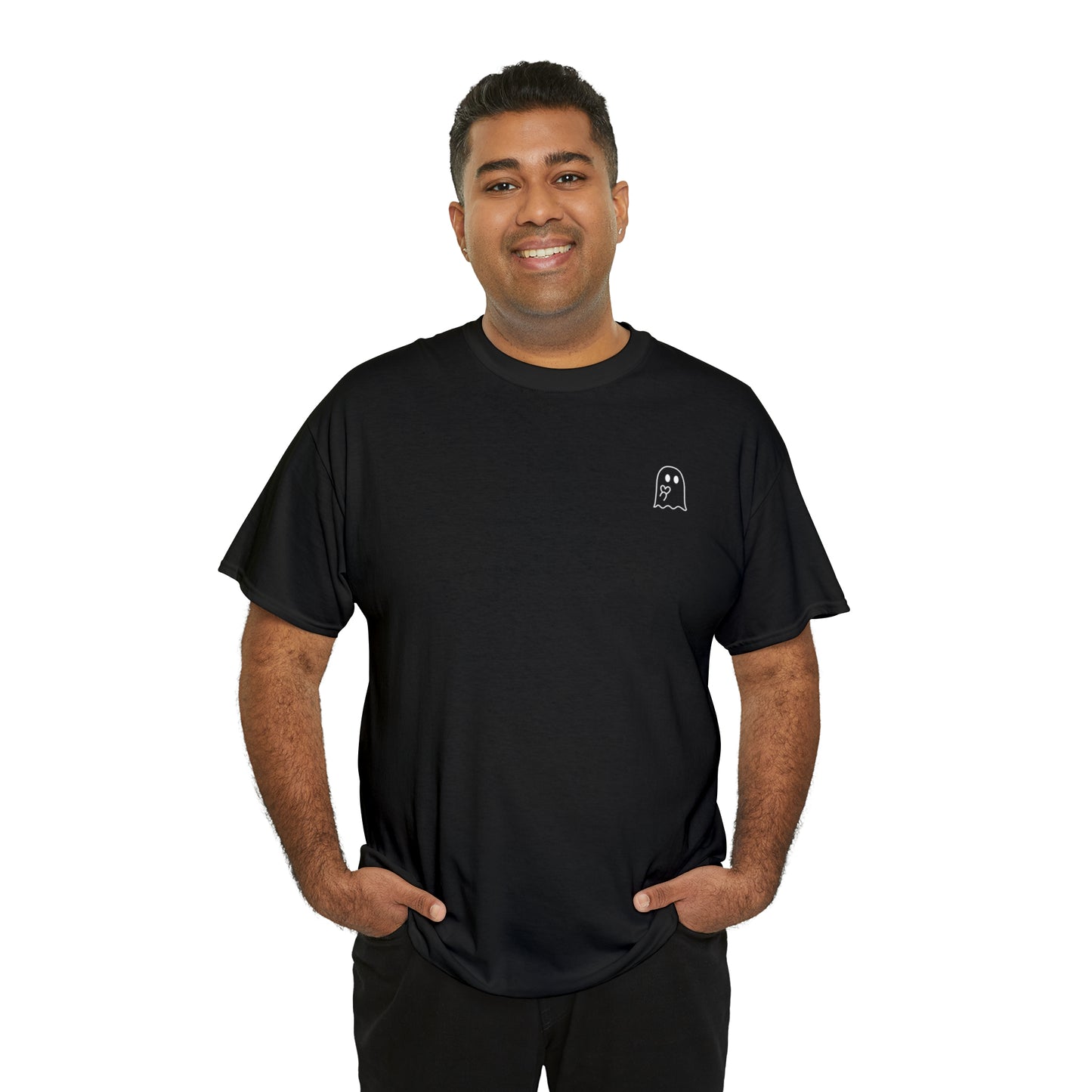 Simple Ghost Unisex Heavy Cotton Tee