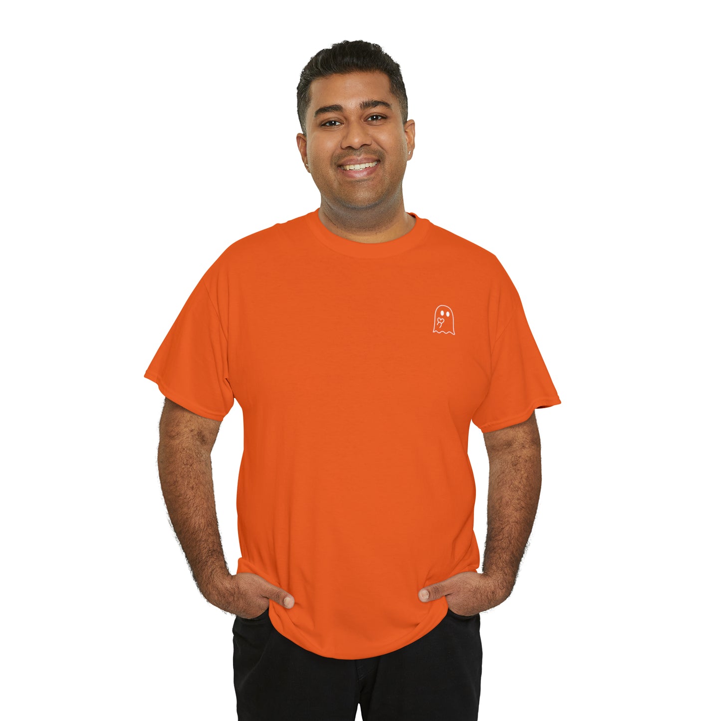 Simple Ghost Unisex Heavy Cotton Tee