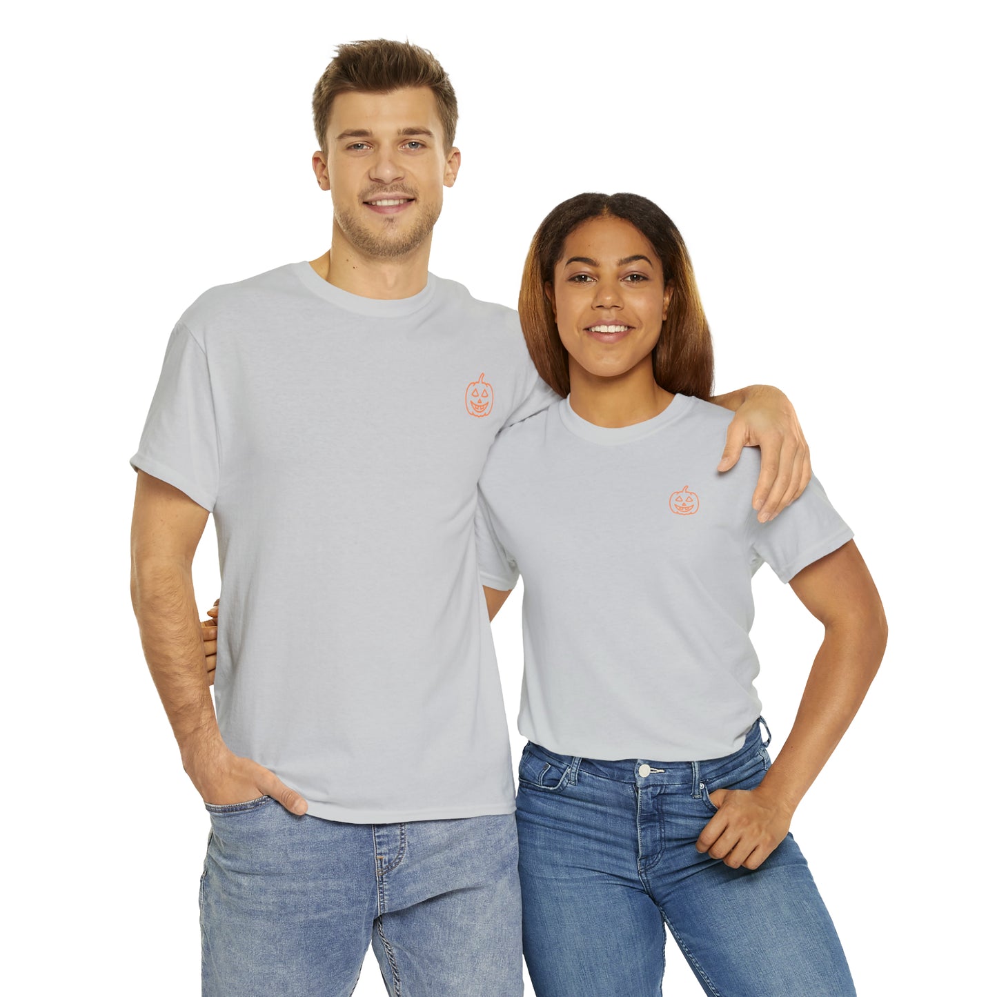 Pumpkin Unisex Heavy Cotton Tee
