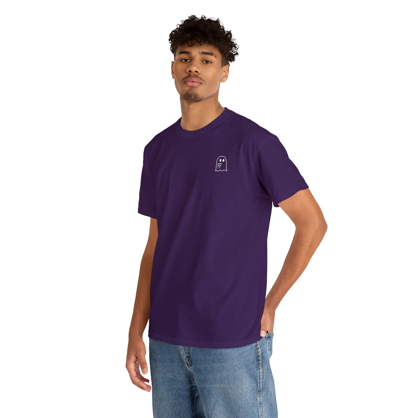 Simple Ghost Unisex Heavy Cotton Tee