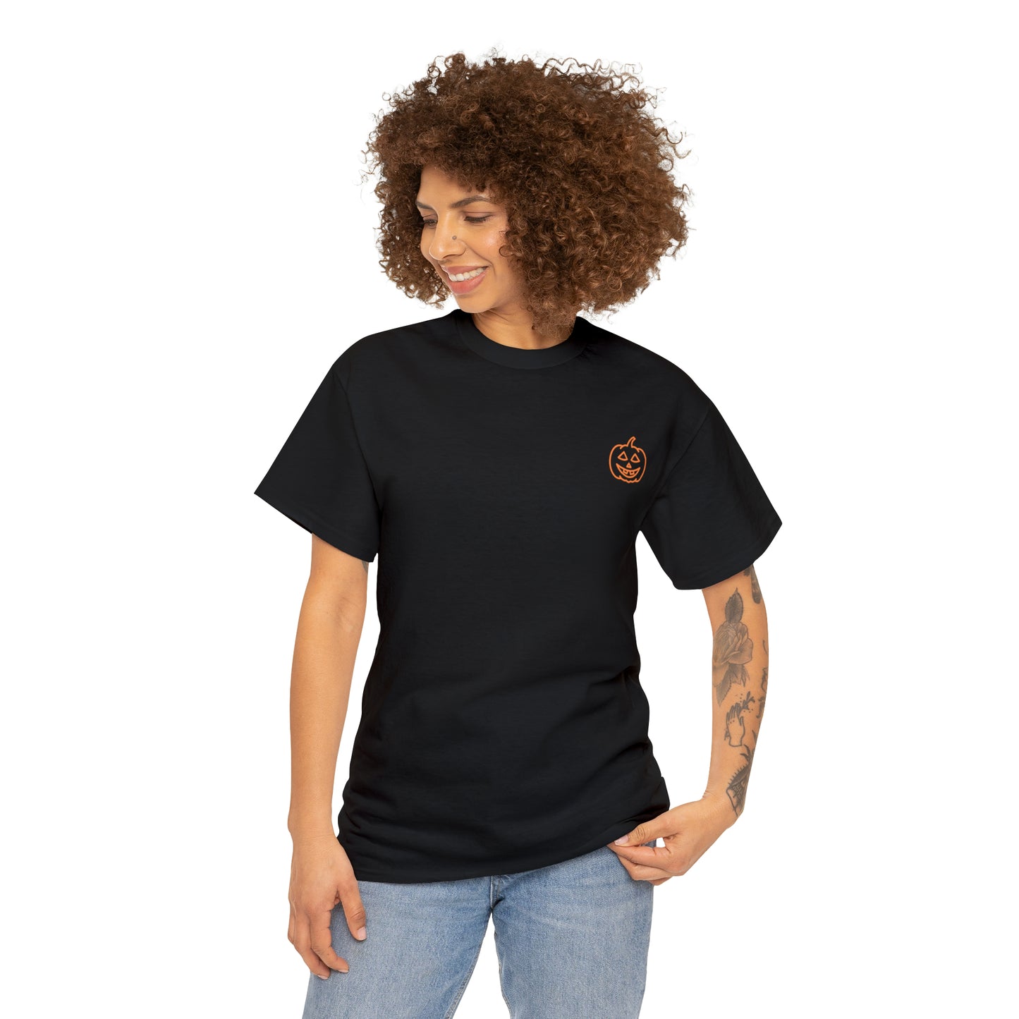 Pumpkin Unisex Heavy Cotton Tee