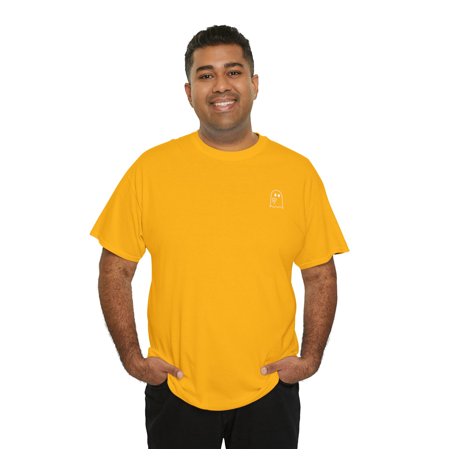 Simple Ghost Unisex Heavy Cotton Tee