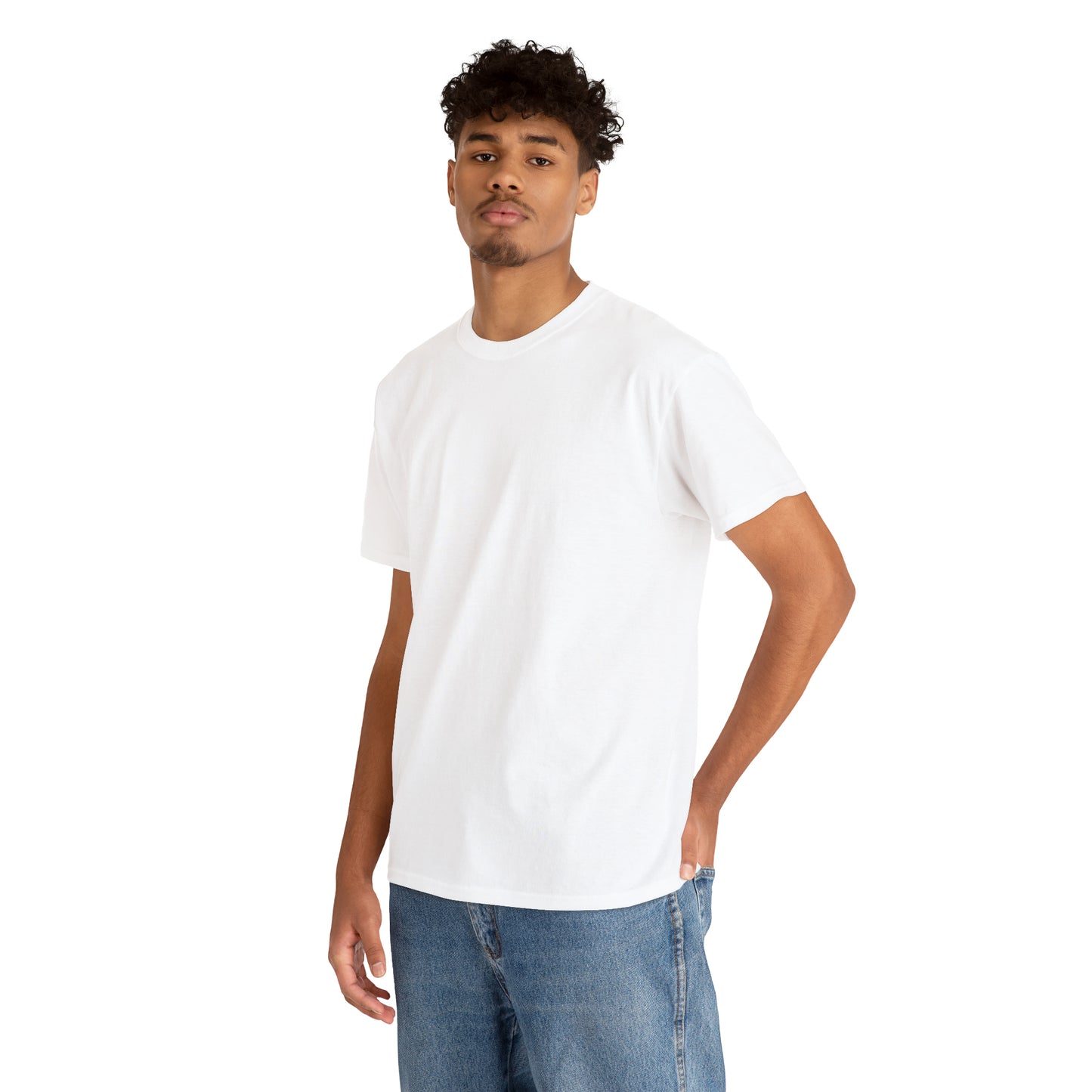 Simple Ghost Unisex Heavy Cotton Tee