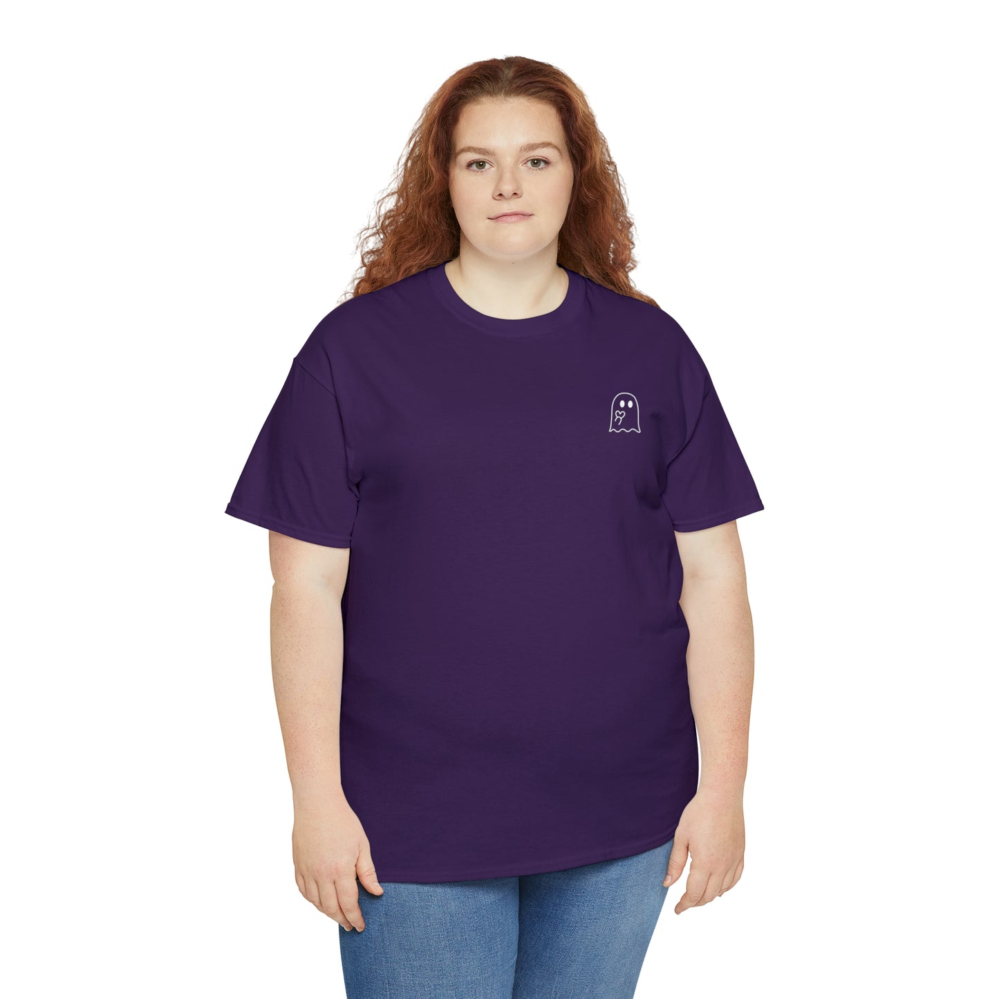 Simple Ghost Unisex Heavy Cotton Tee