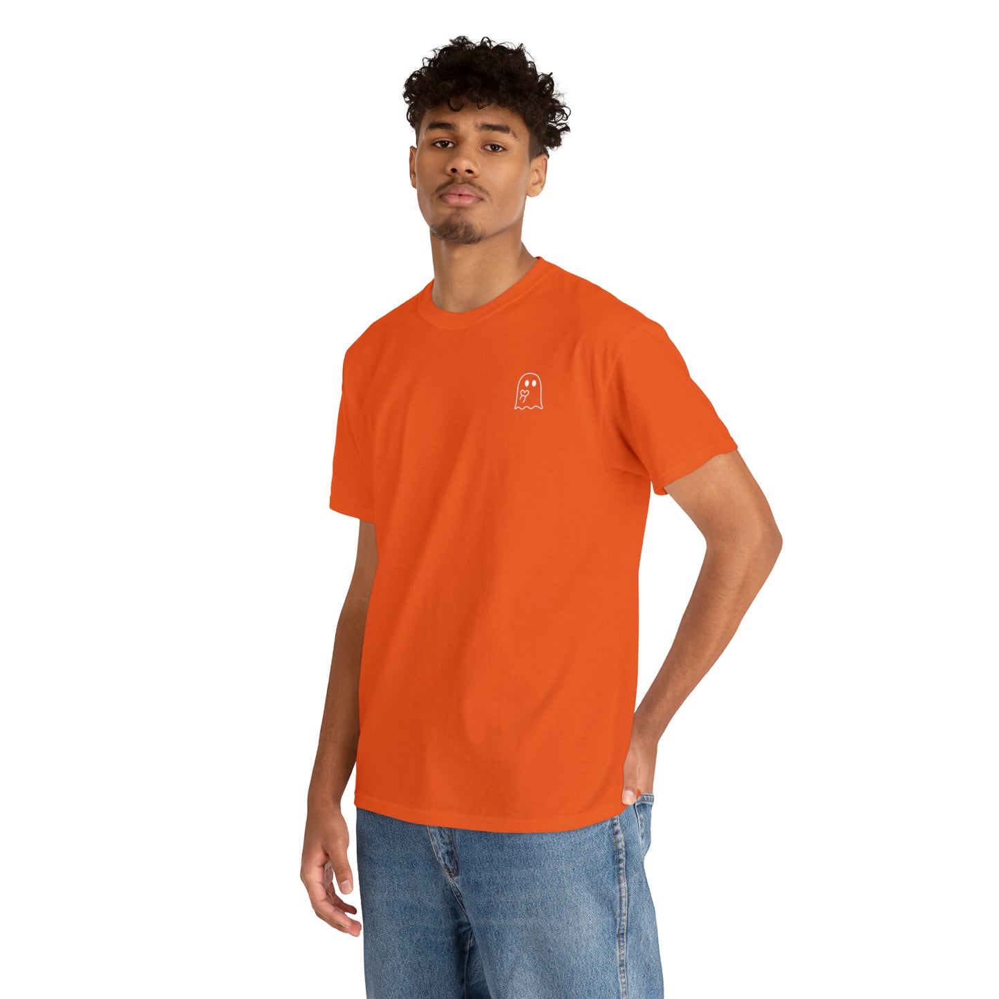 Simple Ghost Unisex Heavy Cotton Tee