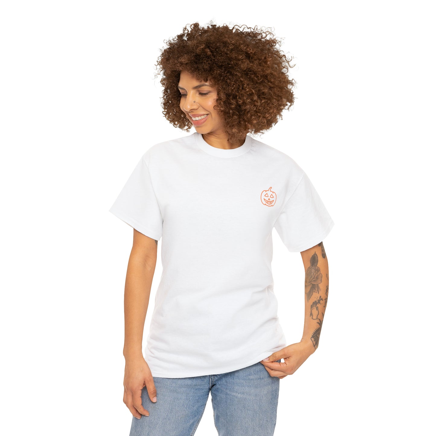Pumpkin Unisex Heavy Cotton Tee