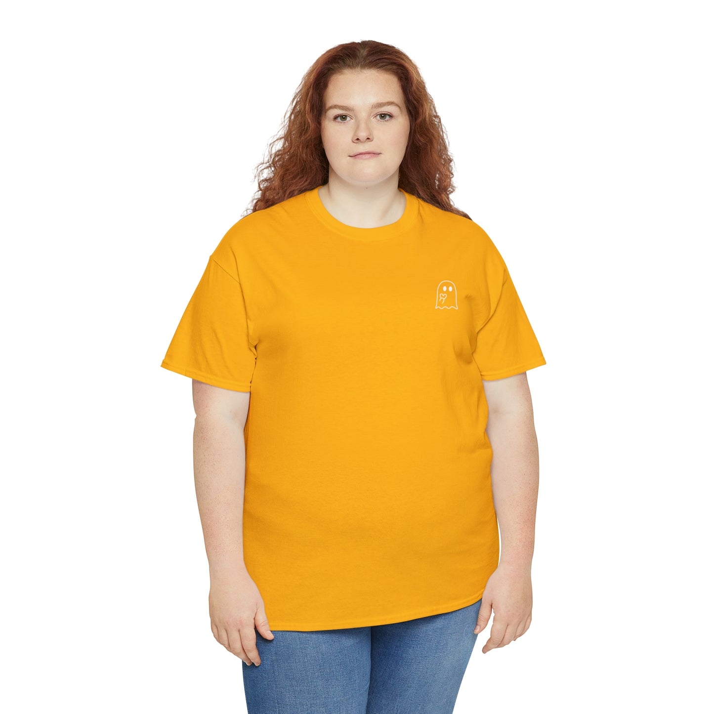 Simple Ghost Unisex Heavy Cotton Tee