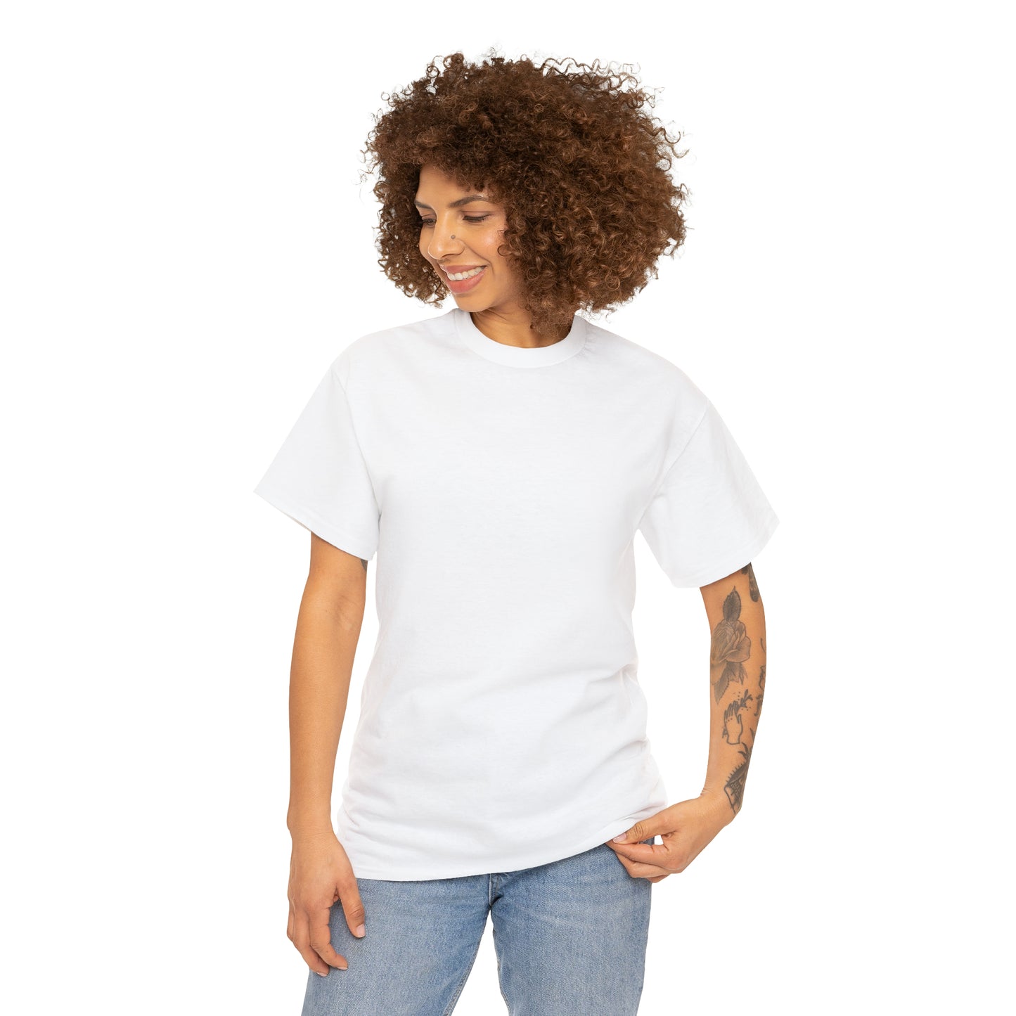 Simple Ghost Unisex Heavy Cotton Tee