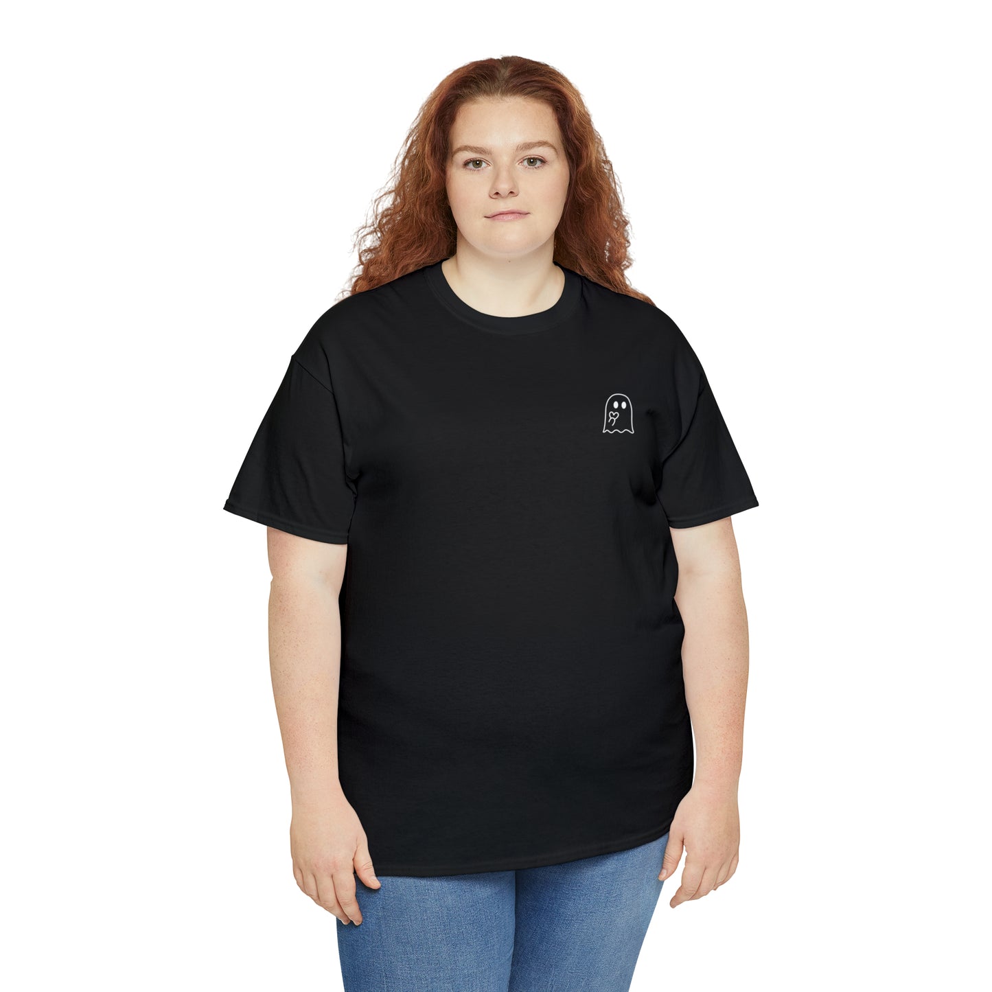 Simple Ghost Unisex Heavy Cotton Tee