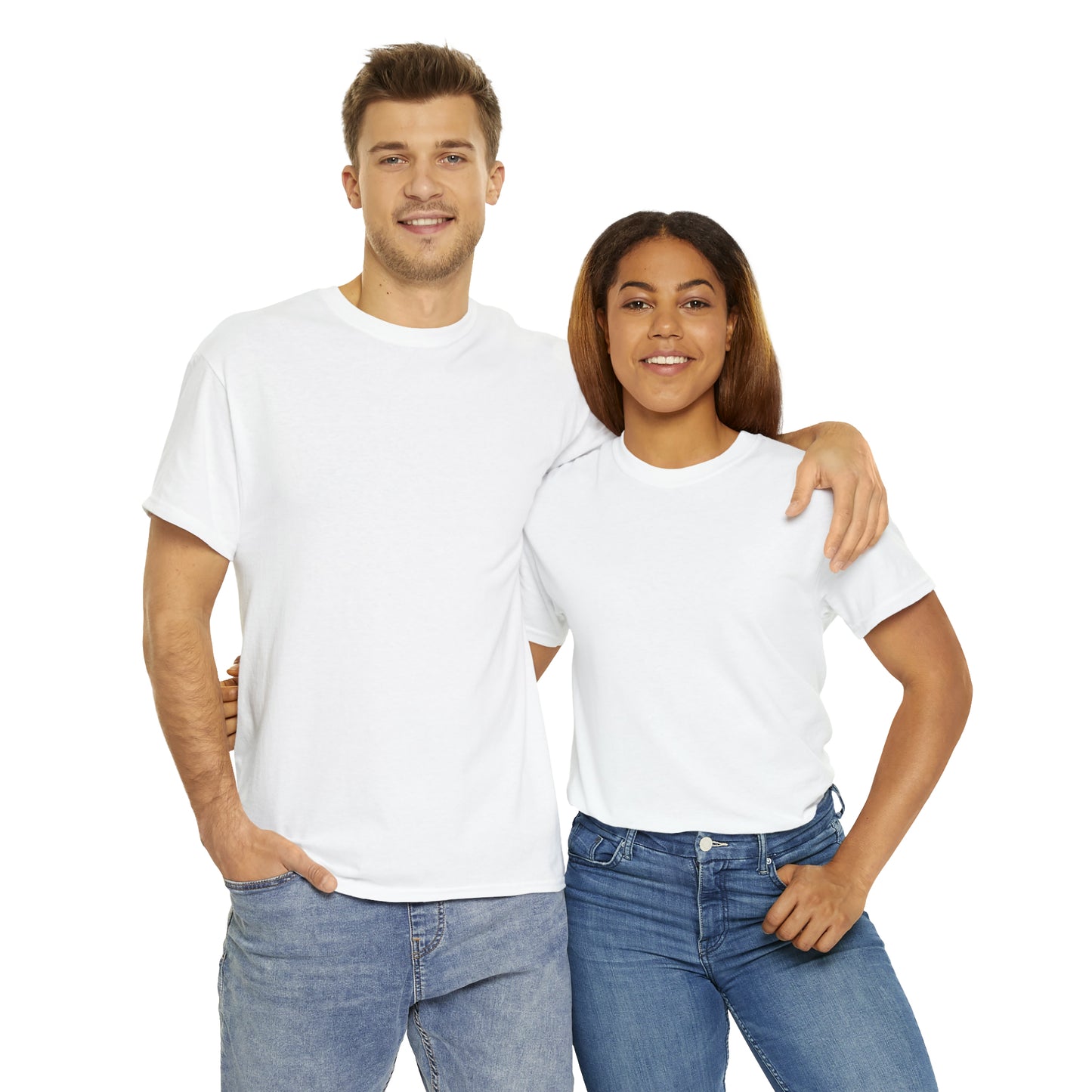 Simple Ghost Unisex Heavy Cotton Tee