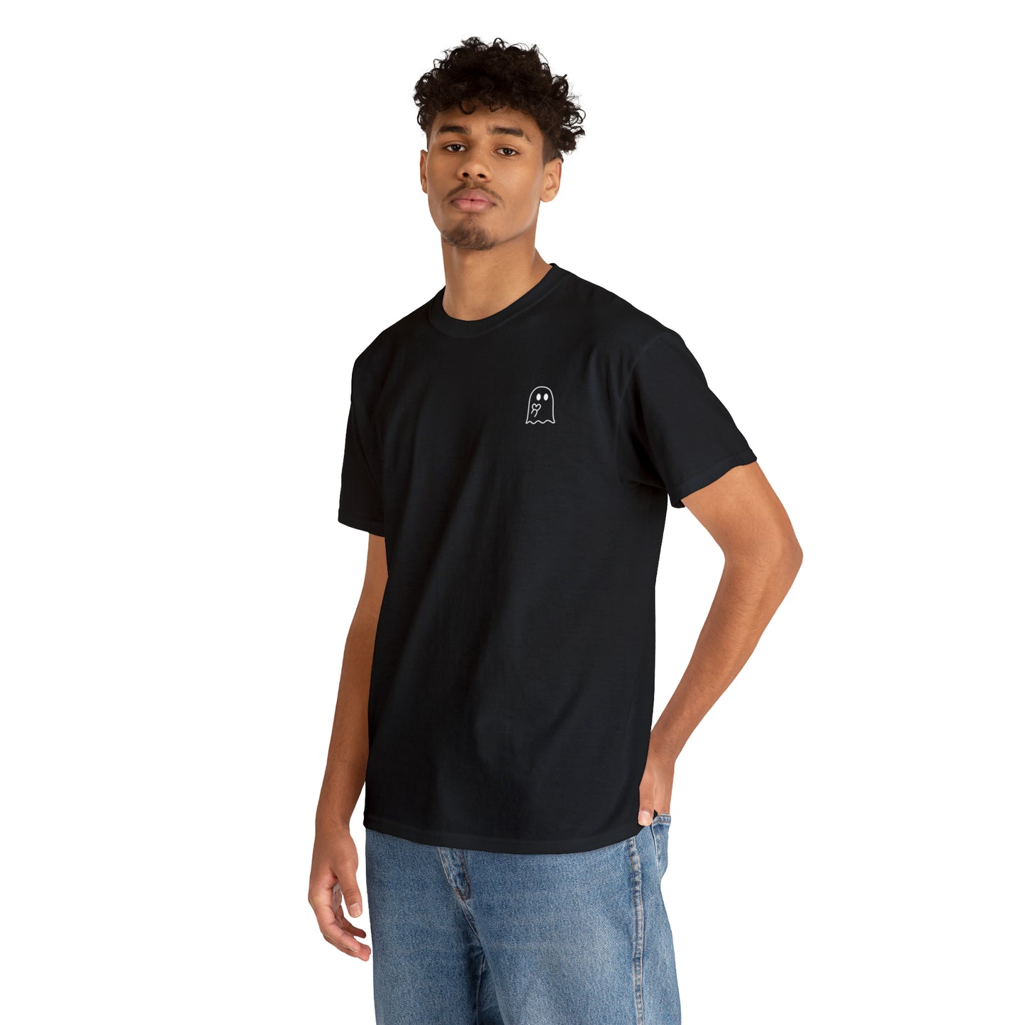 Simple Ghost Unisex Heavy Cotton Tee