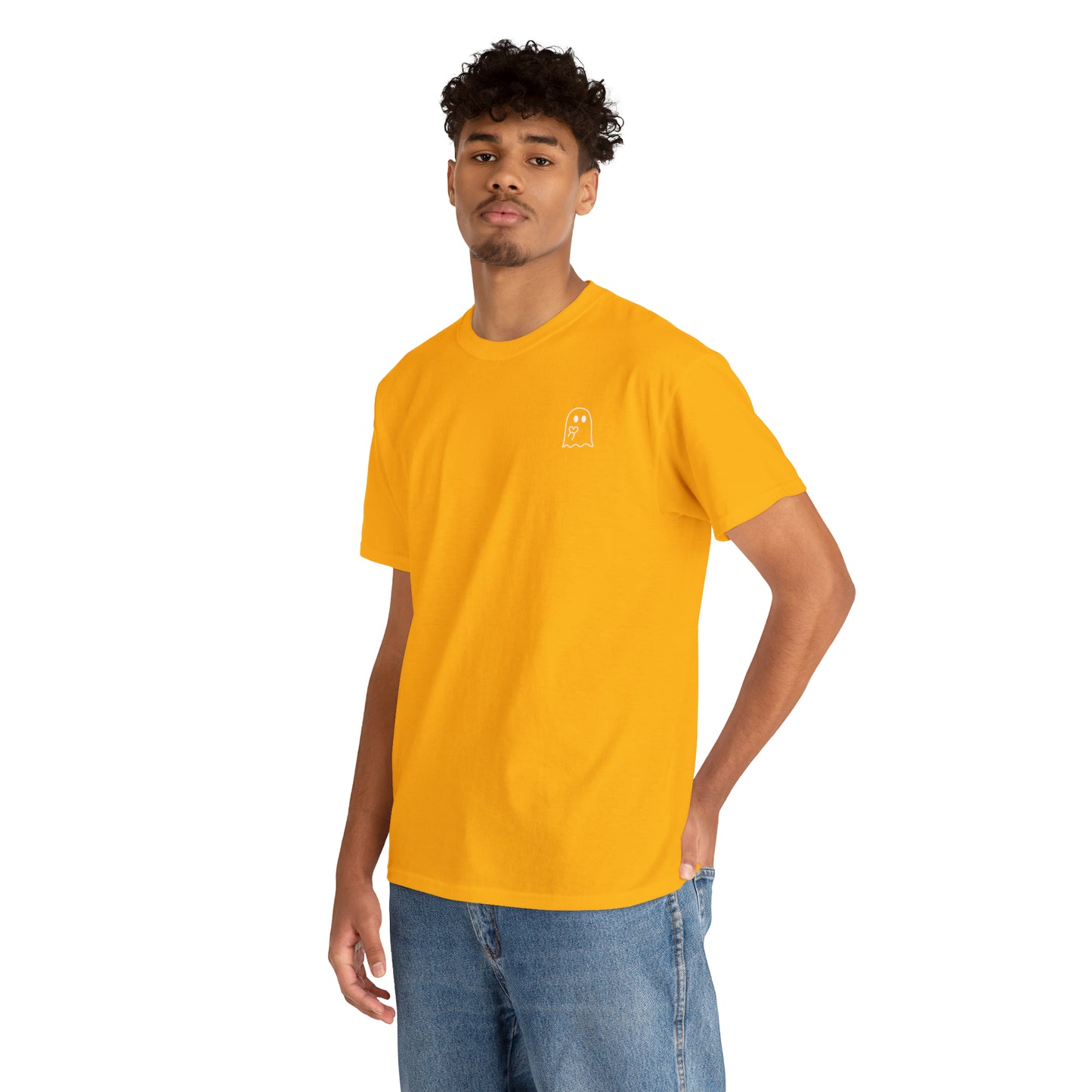 Simple Ghost Unisex Heavy Cotton Tee