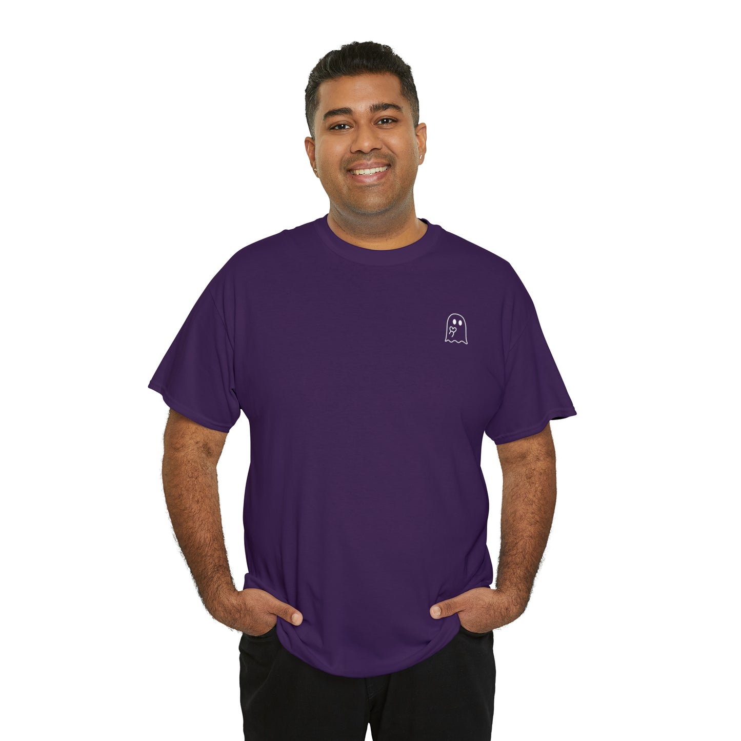 Simple Ghost Unisex Heavy Cotton Tee