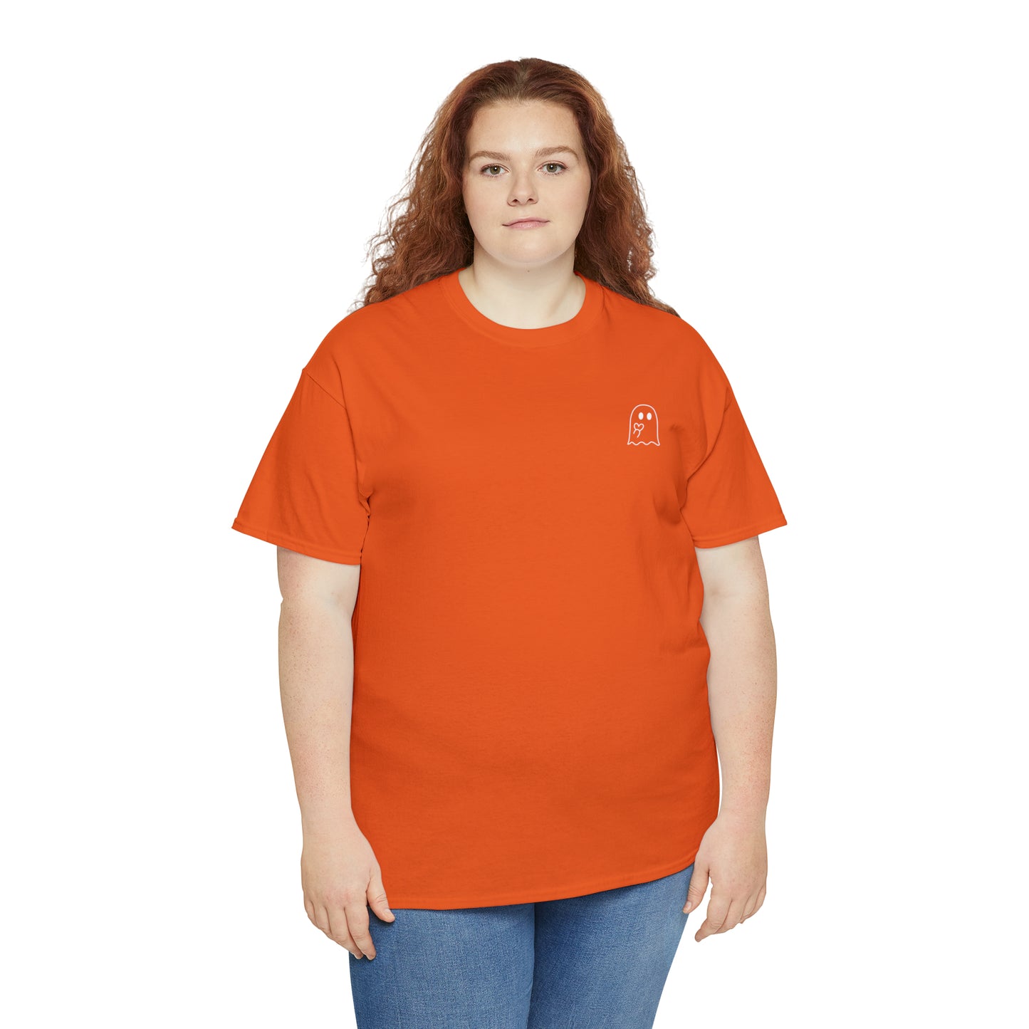Simple Ghost Unisex Heavy Cotton Tee